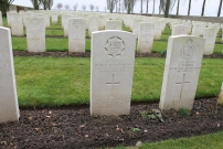 Warlincourt Halte British Cemetery, Saulty, France